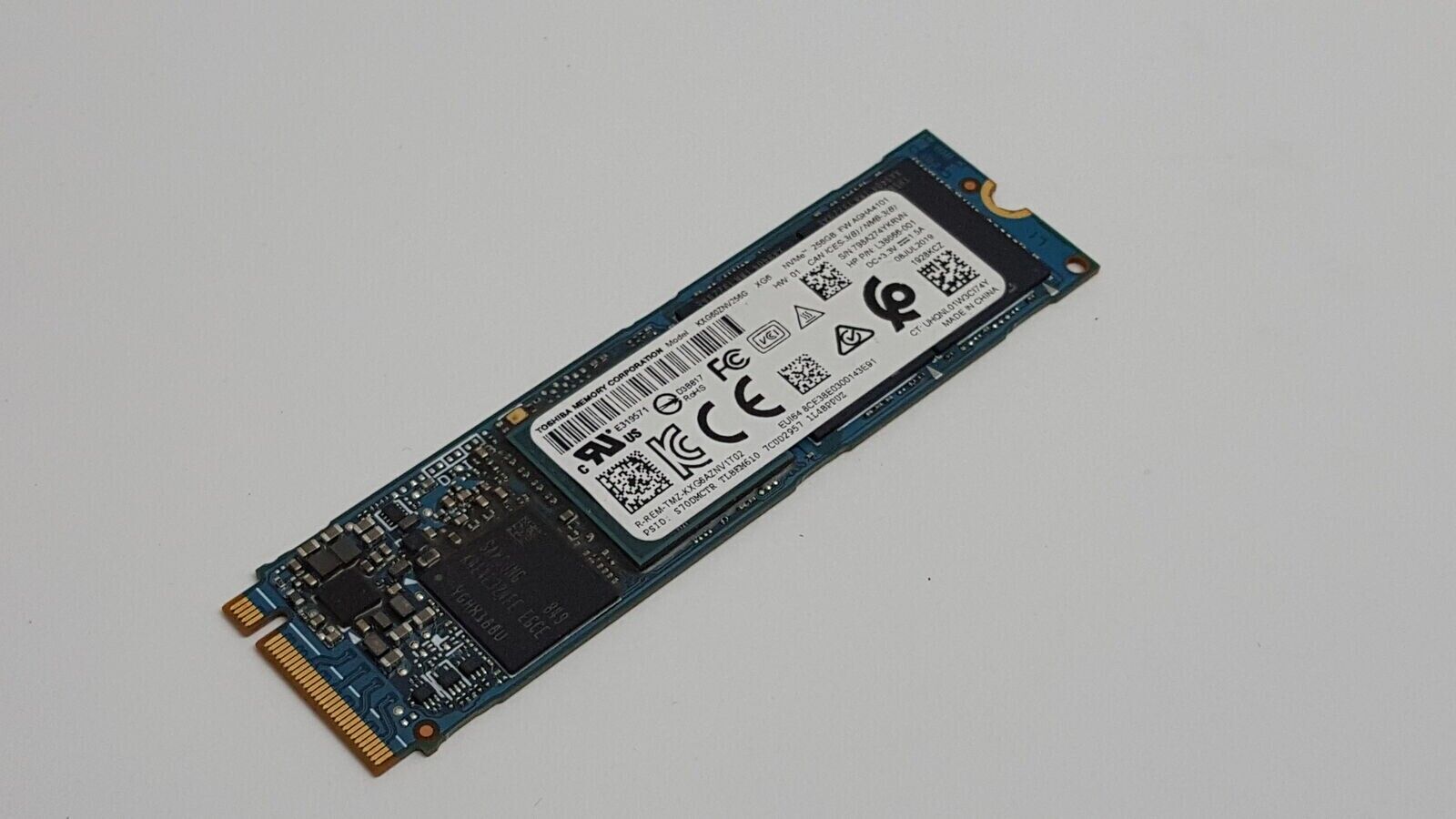 Unidad de estado sólido Toshiba XG6 KXG60ZNV256G 256 GB NVMe M.2 2280 80 mm